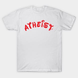 Happy Atheist by Tai's Tees T-Shirt